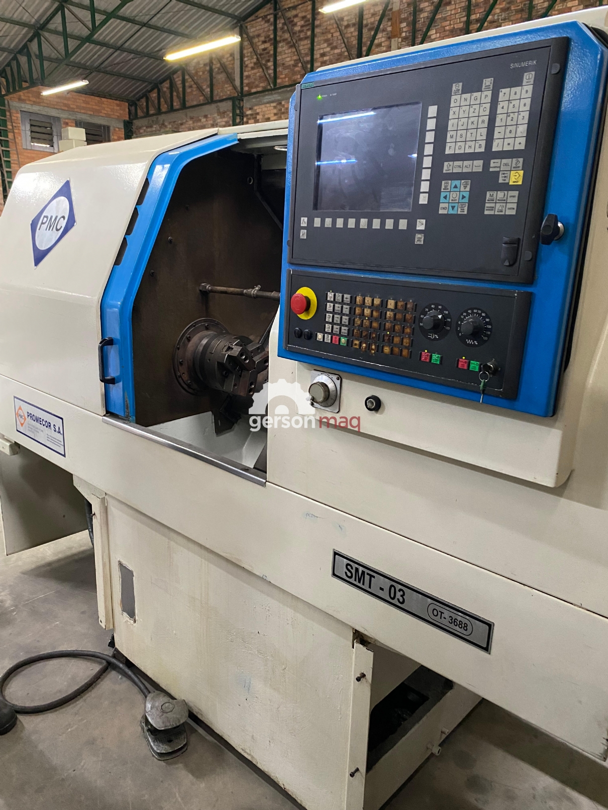 TORNO CNC PROMECOR SMT-03 ANO 2005